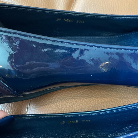 Beautiful Navy Prada Ballerina Flats - Picture 12 of 12